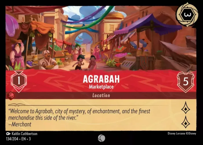 (134/204) Agrabah - Marketplace - Holo - Into the Inklands