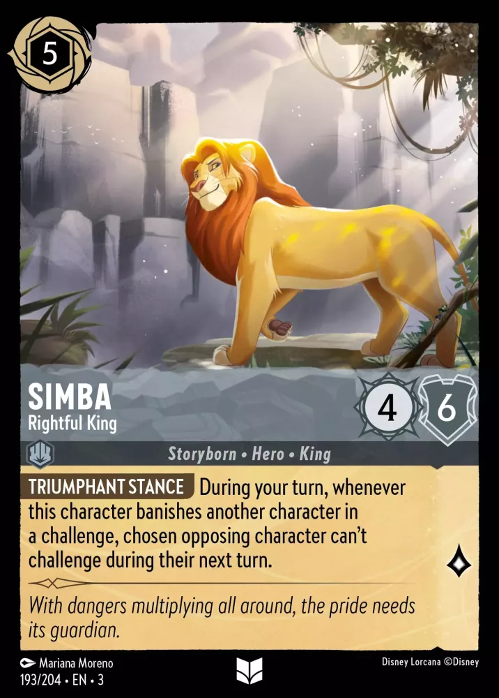 (193/204) Simba - Rightful King - Holo - Into the Inklands