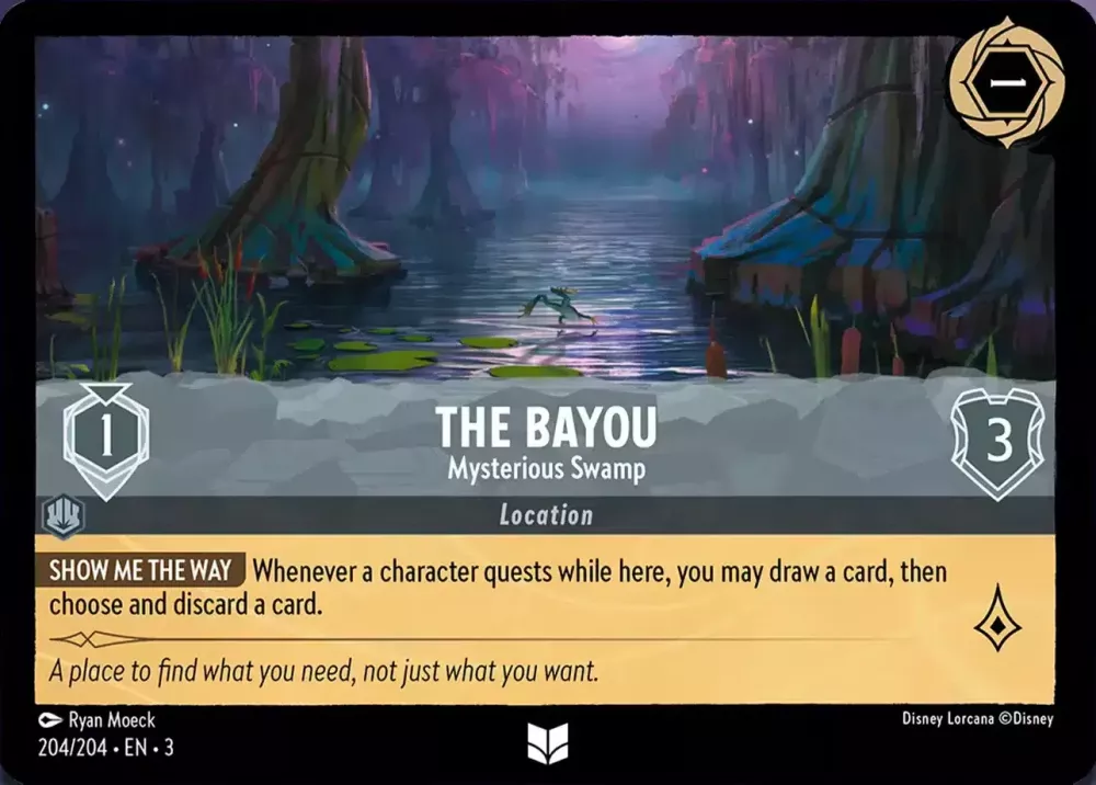 (204/204) The Bayou - Mysterious Swamp - Holo - Into the Inklands