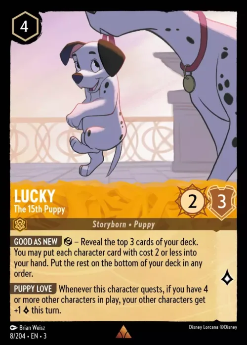 (008/204) Lucky - The 15th Puppy - Holo - Into the Inklands